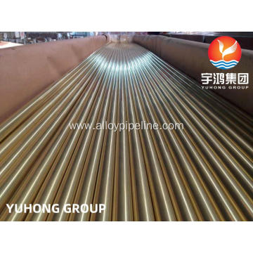 ASTM B111 C44300 Copper Alloy Brass Seamless Tube